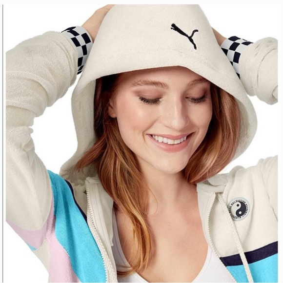 FENTY X PUMA Terrycloth Zip-Up Racing Hoodie - Picture 7 of 8